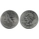 (320) Estados Unidos de América. 2001(D). Quarter Dollar (MBC) Rhode Island