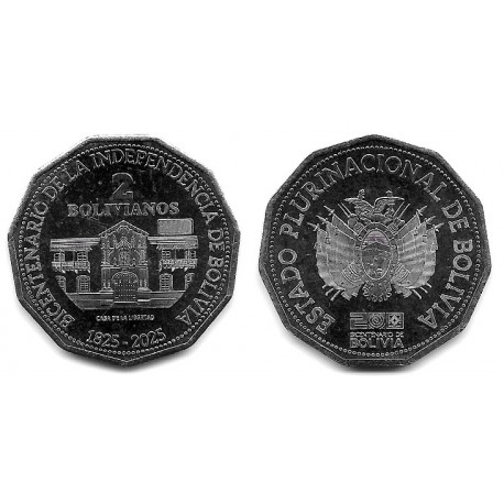 Bolivia. 2025. 2 Bolivianos (SC)