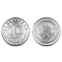(36) Azerbaiyán. 1992. 10 Qapik (EBC+)