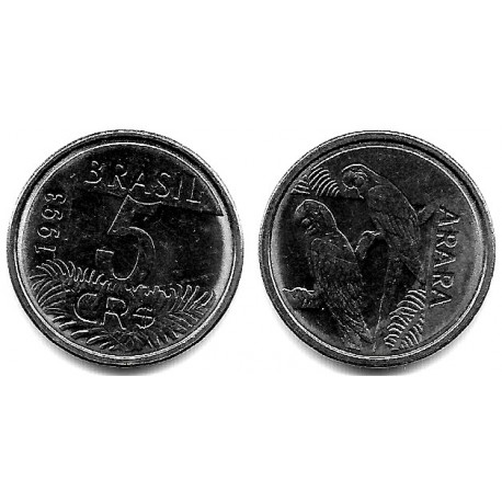 (627) Brasil. 1993. 5 Cruzeiros Reais (SC)