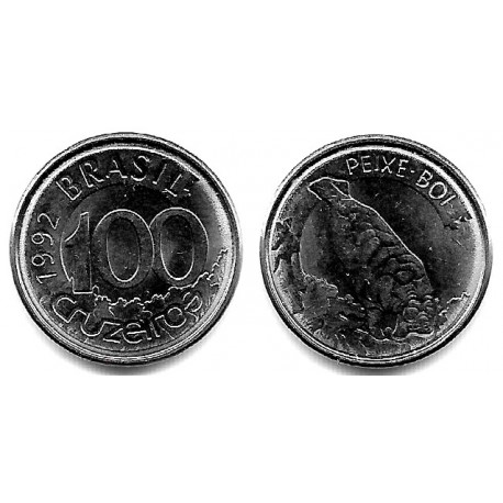 (623) Brasil. 1992. 100 Cruzeiros Reais (SC)