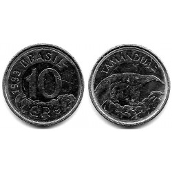 (628) Brasil. 1993. 10 Cruzeiros Reais (EBC)
