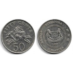 (102) Singapur. 1995. 50 Cents (MBC)