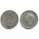(852) Gran Bretaña. 1939. 6 Pence (BC+) (Plata)