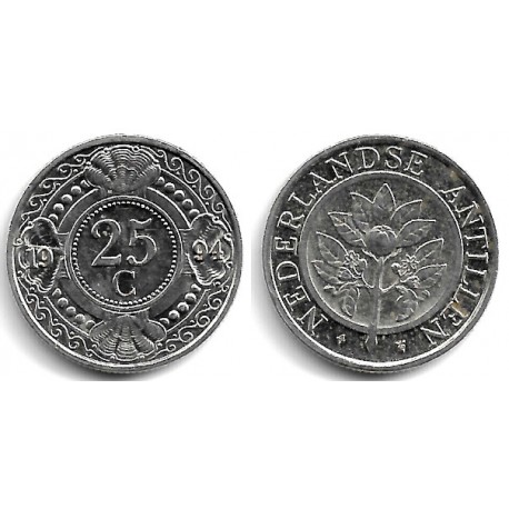 (35) Antillas Neerlandesas. 1994. 25 Cents (EBC)