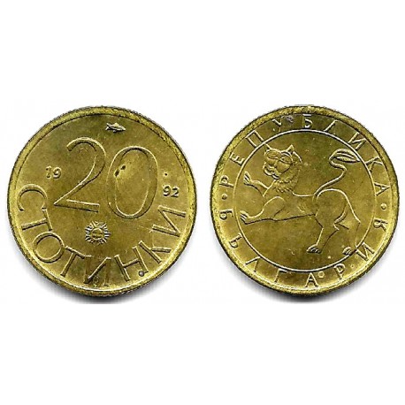(200) Bulgaria. 1992. 20 Stotinki (EBC)