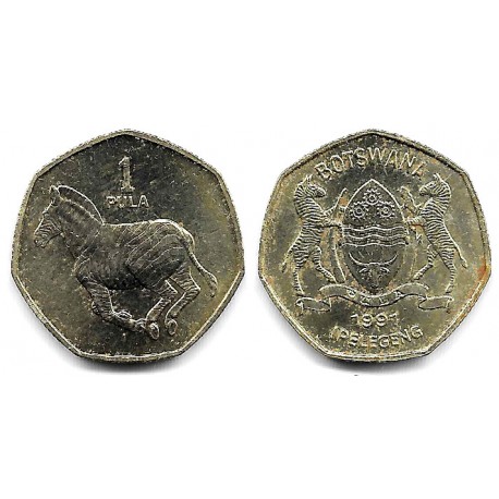 (24) Botswana. 1991. 1 Pula (EBC-)