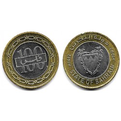 (20) Bahrain. 1992. 100 Fils (SC-)
