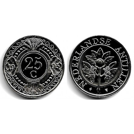 (35) Antillas Neerlandesas. 1995. 25 Cents (SC)