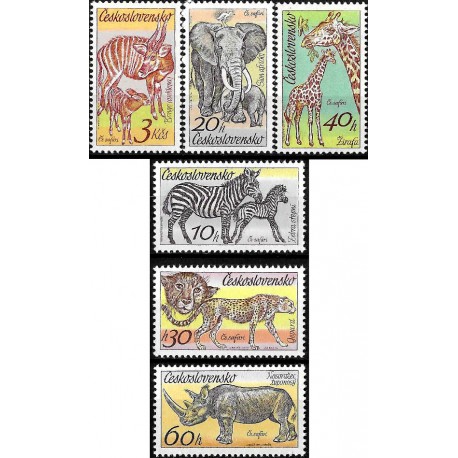 Checoslovaquia. 1976. Serie Completa (Nuevo) Fauna