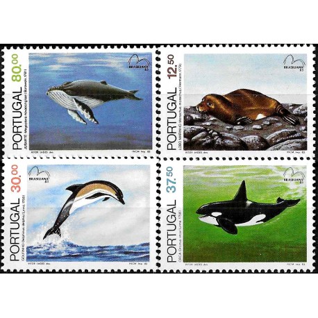 Portugal. 1983. Serie Completa (Nuevo) Fauna Marítima