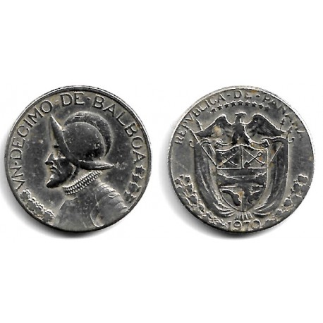 (10) Panamá. 1970. 1 Décimo (MBC+/MBC)