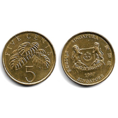 (99) Singapur. 1997. 5 Cents (SC)