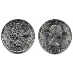 (903) Gran Bretaña. 1967. 6 Pence (SC)