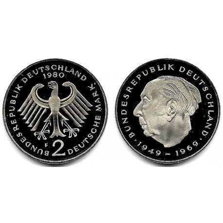 (A127) Alemania. 1980(F). 2 Mark (Proof)