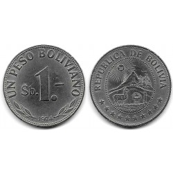(192) Bolivia. 1974. 1 Boliviano (EBC)