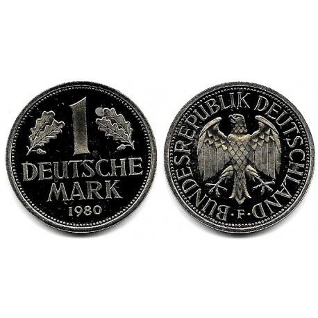 (110) Alemania. 1980(F). 1 Mark (Proof)