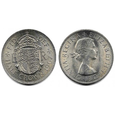 (907) Gran Bretaña. 1967. Half Crown (SC)