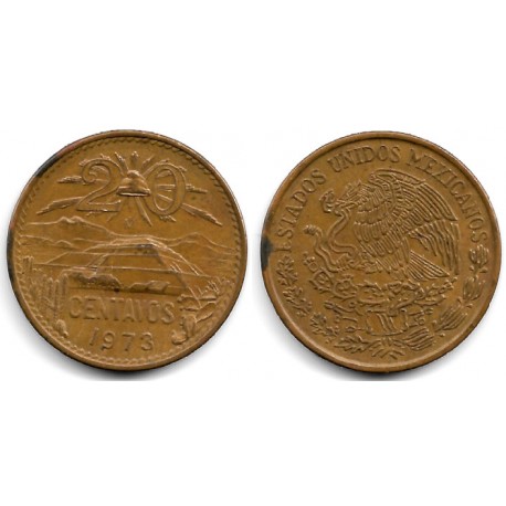 (441) Estados Unidos Mexicanos. 1973. 20 Centavos (MBC)