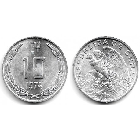 (200) Chile. 1974. 10 Escudos (EBC)
