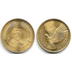(190) Chile. 1970. 5 Centesimos (SC)