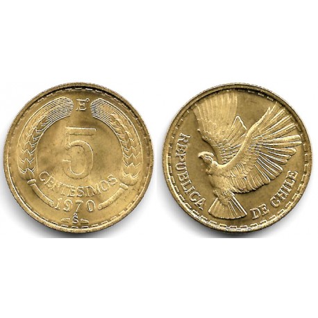 (190) Chile. 1970. 5 Centesimos (SC)