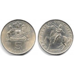 (199) Chile. 1971. 5 Escudos (SC)