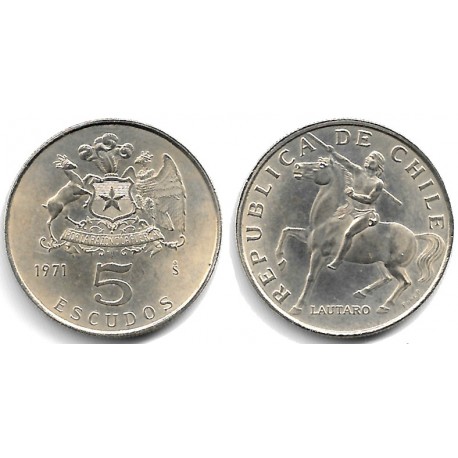 (199) Chile. 1971. 5 Escudos (SC)