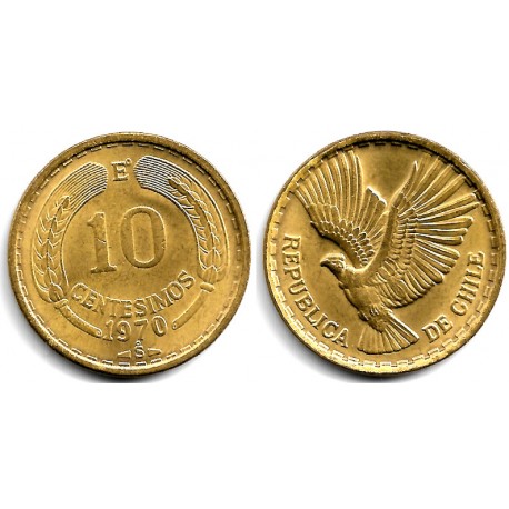 (191) Chile. 1970. 10 Centesimos (SC)
