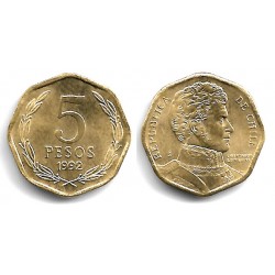 (232) Chile. 1992. 5 Pesos (SC)