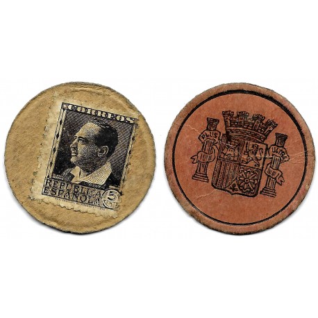 España (II República). Sin Fecha. 5 Céntimos (BC)