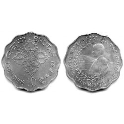 (43) Bhutan. 1975. 10 Chetrums (SC)