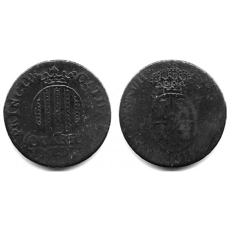 Fernando VII. 1811. Quarto y Medio (RC/RC+) Ceca de Tarragona o Mallorca