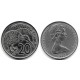 (36.1) Nueva Zelanda. 1967. 20 Cents (MBC)