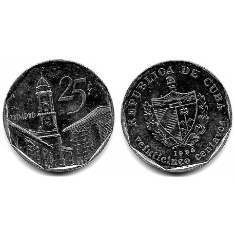 (577.1) Cuba. 1994. 25 Centavos (EBC)