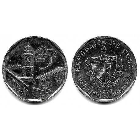 (577.1) Cuba. 1994. 25 Centavos (EBC)