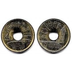 España. 1995. 25 Pesetas (SC-) Variante, Castilla y Leon, sin Y