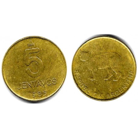 (97.1) Argentina. 1985. 5 Centavos (MBC-)