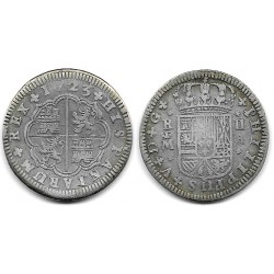 Felipe V. 1723. 2 Reales (MBC-/BC+) (Plata) Ceca de Madrid A