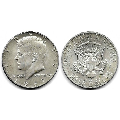 (202a) Estados Unidos de América. 1967. Half Dollar (EBC) (Plata)