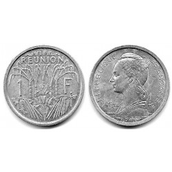 (6.1) Reunión. 1948. 1 Franc (EBC+)