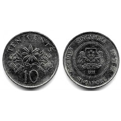 (51a) Singapur. 1991. 10 Cents (EBC)