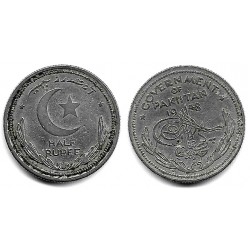 (6) Pakistán. 1948. Half Rupee (MBC-)
