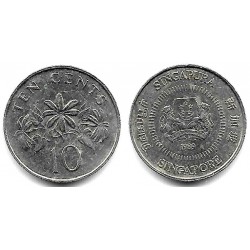 (51a) Singapur. 1989. 10 Cents (MBC)