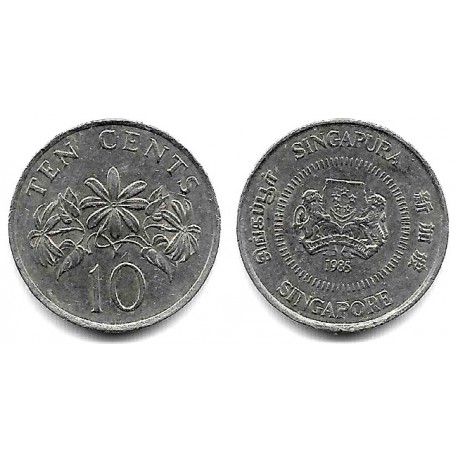 (51a) Singapur. 1985. 10 Cents (MBC)