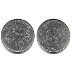 (51a) Singapur. 1987. 10 Cents (MBC)