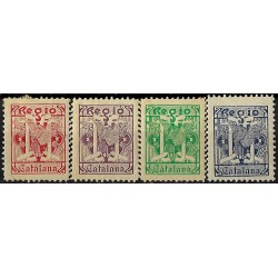 Viñeta Política. Regió Catalana. Año 1900. Serie de 4 Valores (Nuevo, con señal de fijasellos)