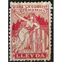 Viñeta Política. Lleyda. Visca lo Concert Economich (Nuevo, con señal de fijasellos)