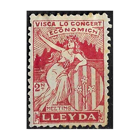 Viñeta Política. Lleyda. Visca lo Concert Economich (Nuevo, con señal de fijasellos)