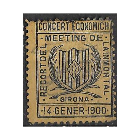 Viñeta Política. Girona. Concert Economich (Usado)